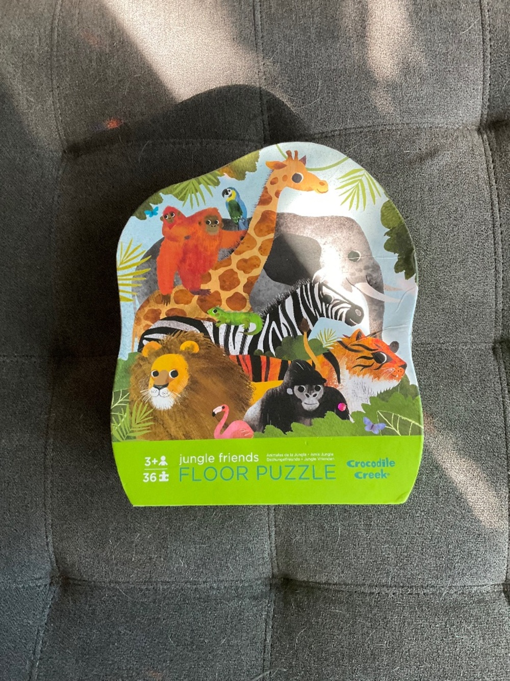 EUC Crocodile Creek Jungle Friends Floor Puzzle 36 Pieces